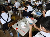 細かい作業も上手にできました