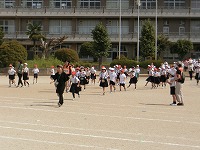 素早く移動中！