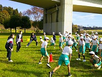 準備運動中！