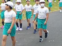 本番前にコースを一巡しています 本番前にコースを一巡しています