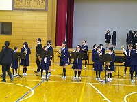 クラブ発表の準備中