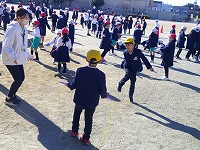 先生とともに練習中! 先生とともに練習中!