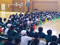 このあと、合唱をします