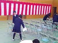 紅白幕もばっちり！