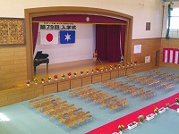 入場前