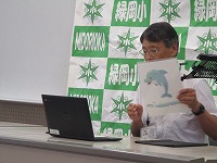 イルカのお話がありました