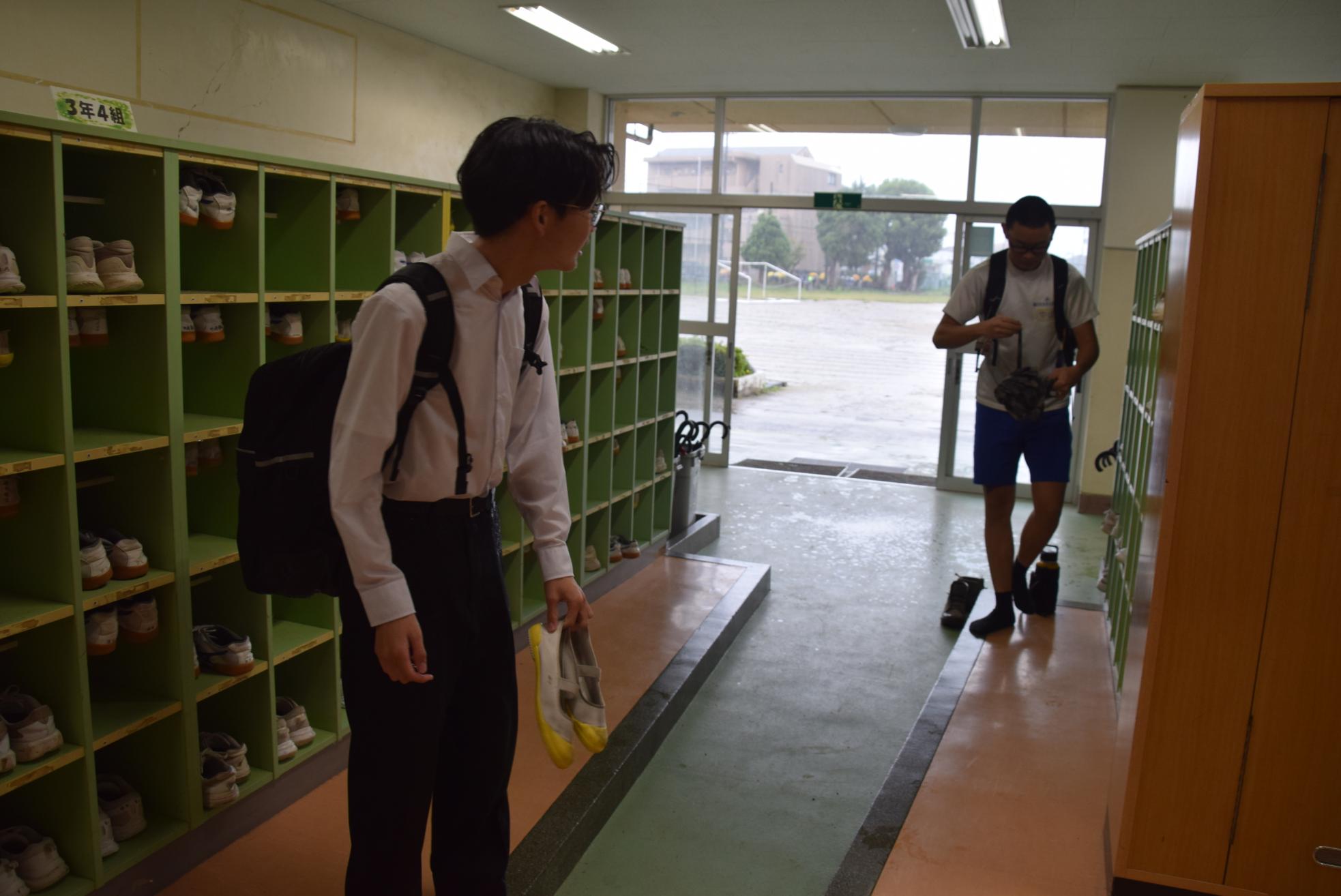 登校の様子