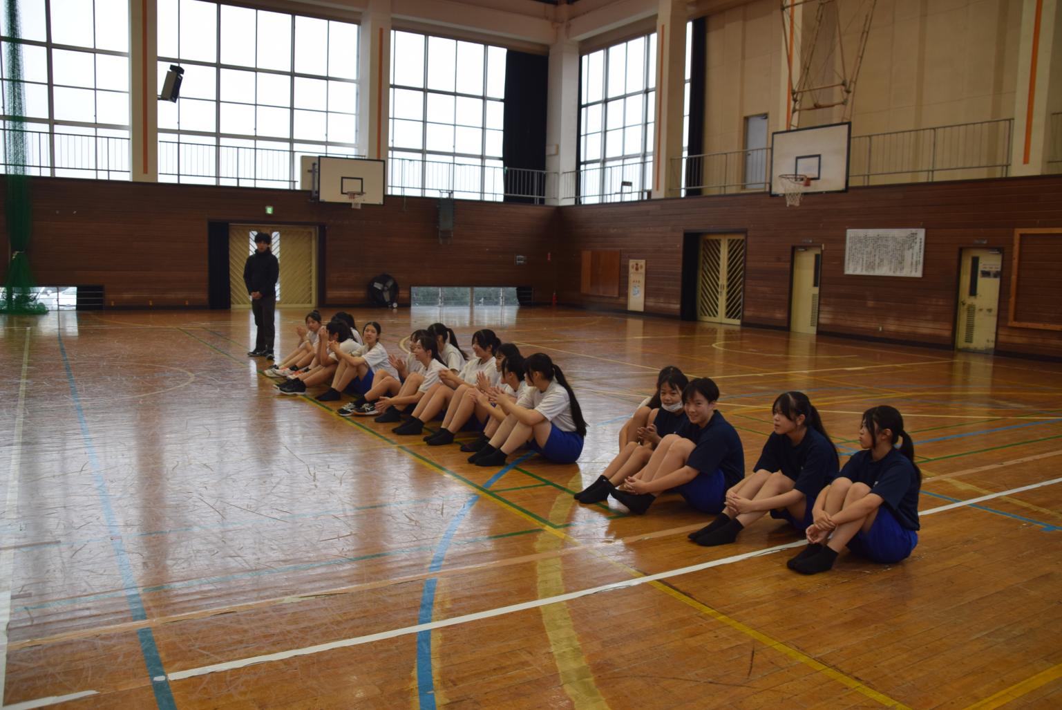 合唱朝練見学
