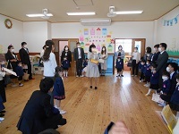 入園式前 入園式前
