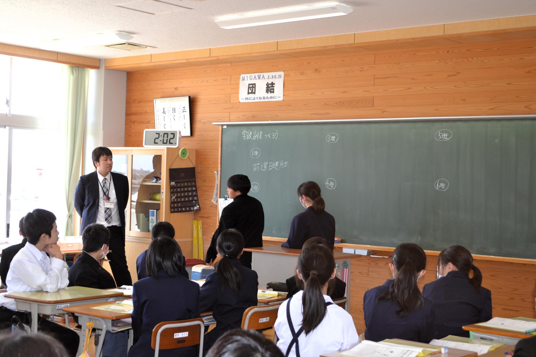 グループごとに発表していきます