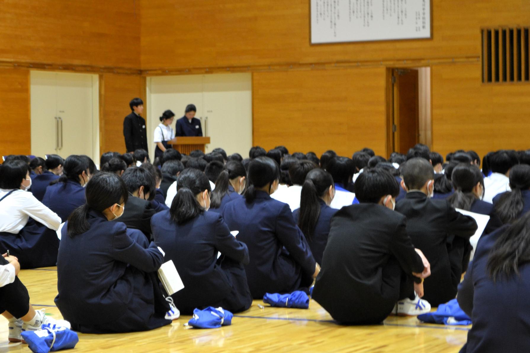 良い姿勢で参加できました