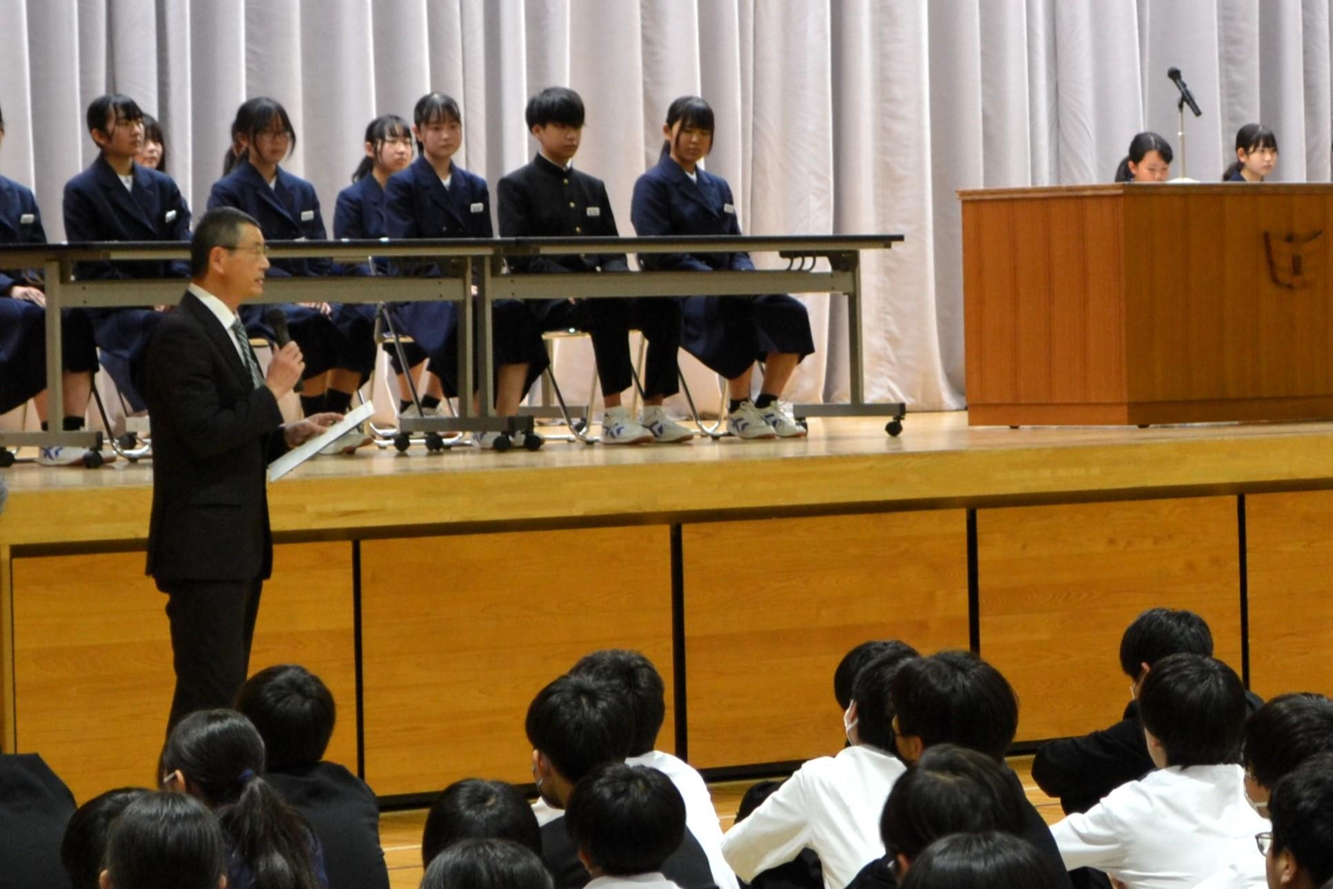 校長先生のお話 校長先生のお話