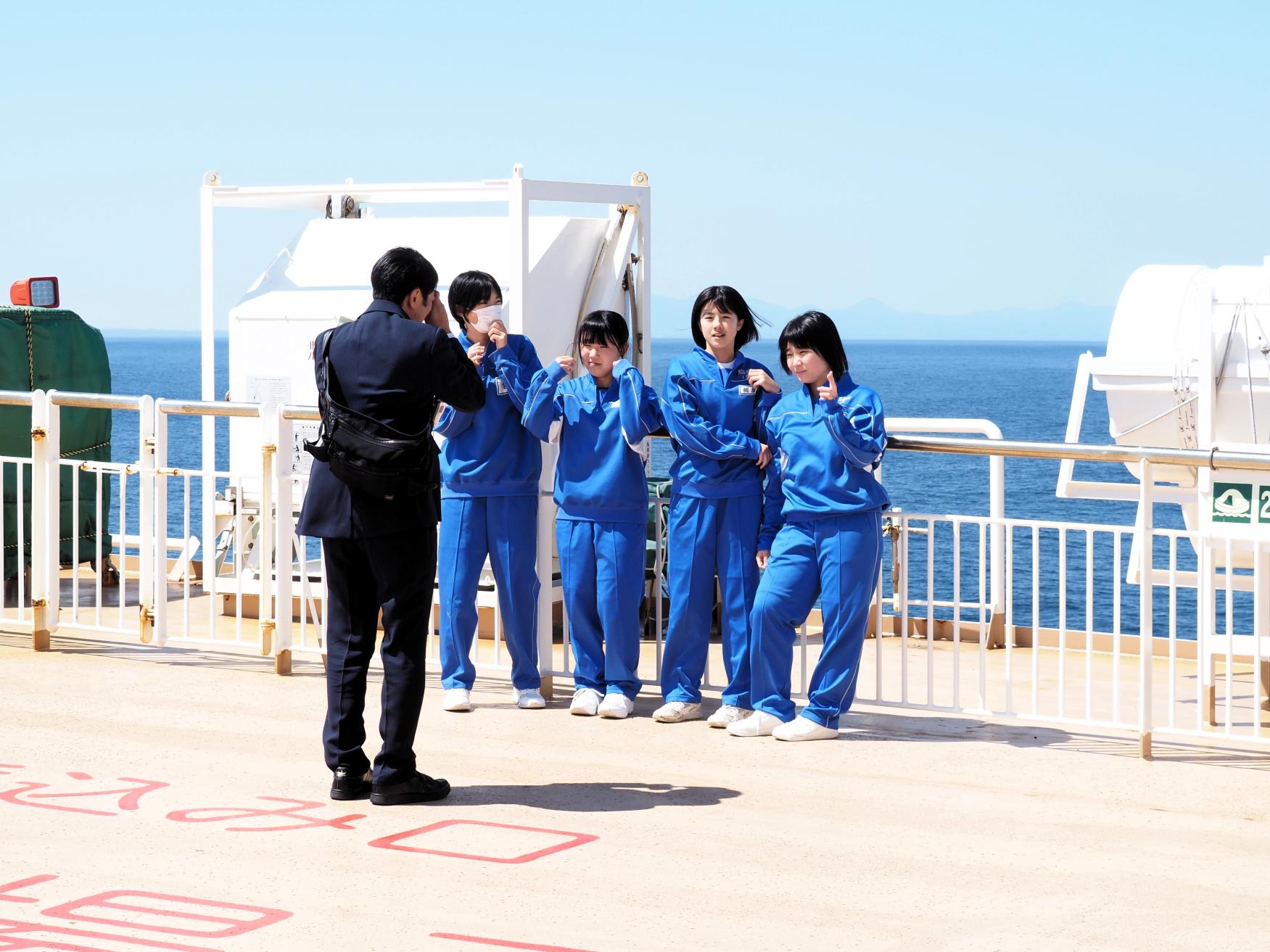 気持ちのよい天気です