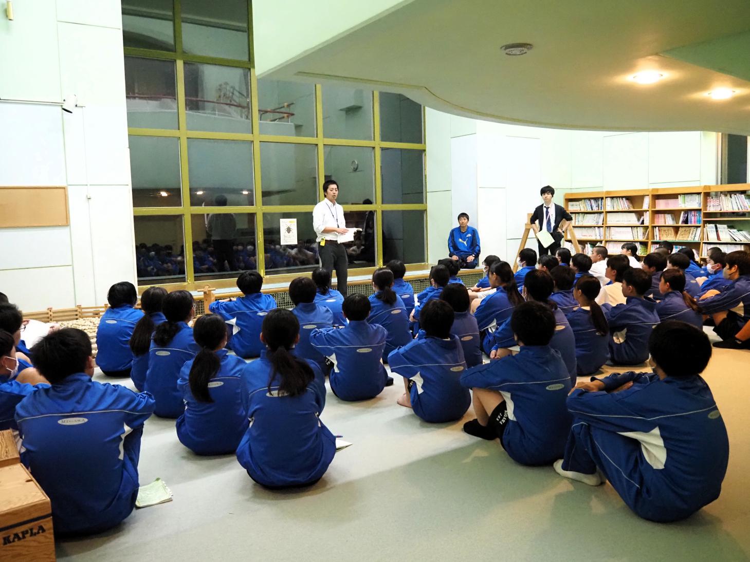 班長会議をしています 班長会議をしています
