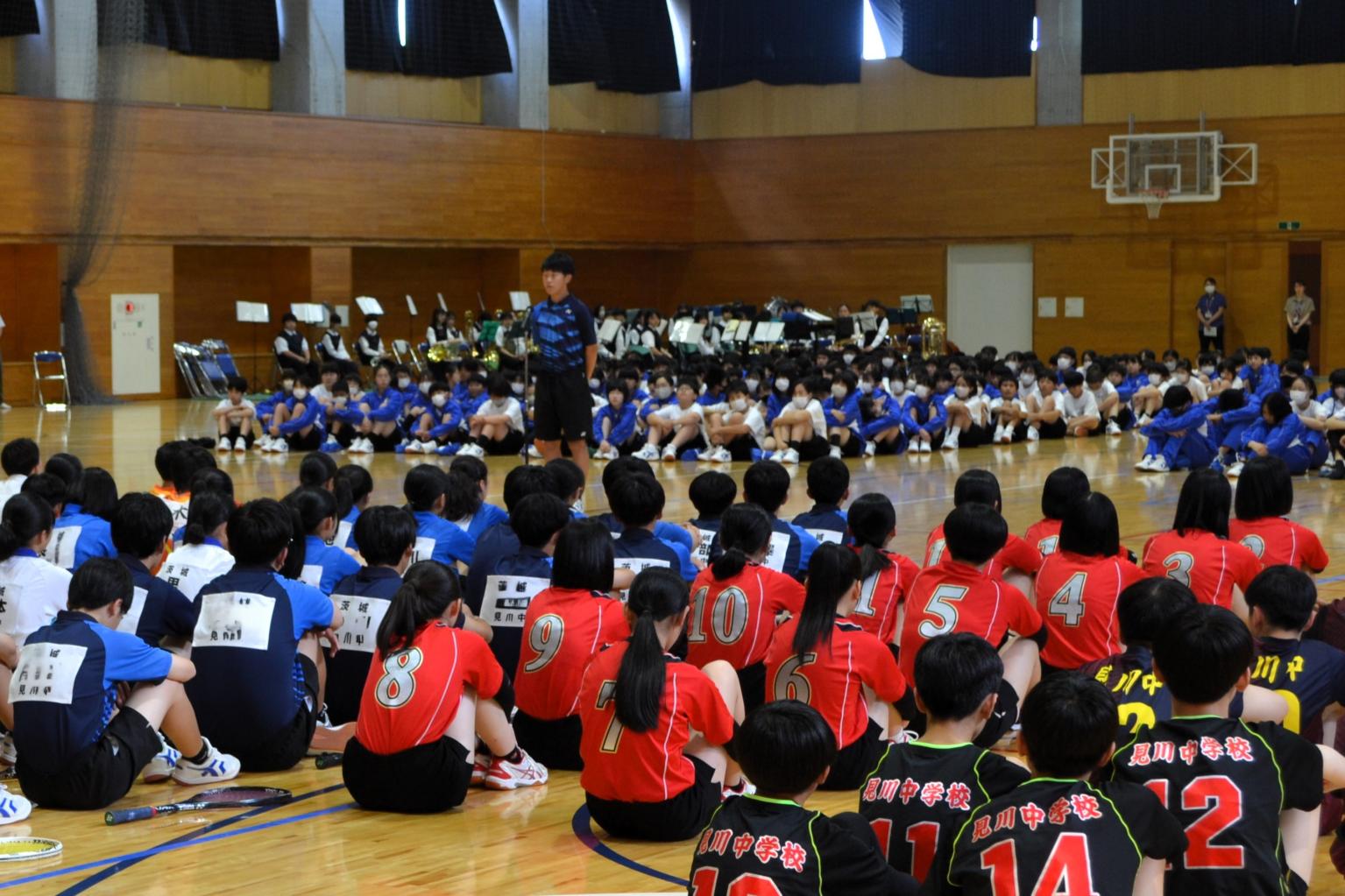 36 生徒会長の壮行の言葉