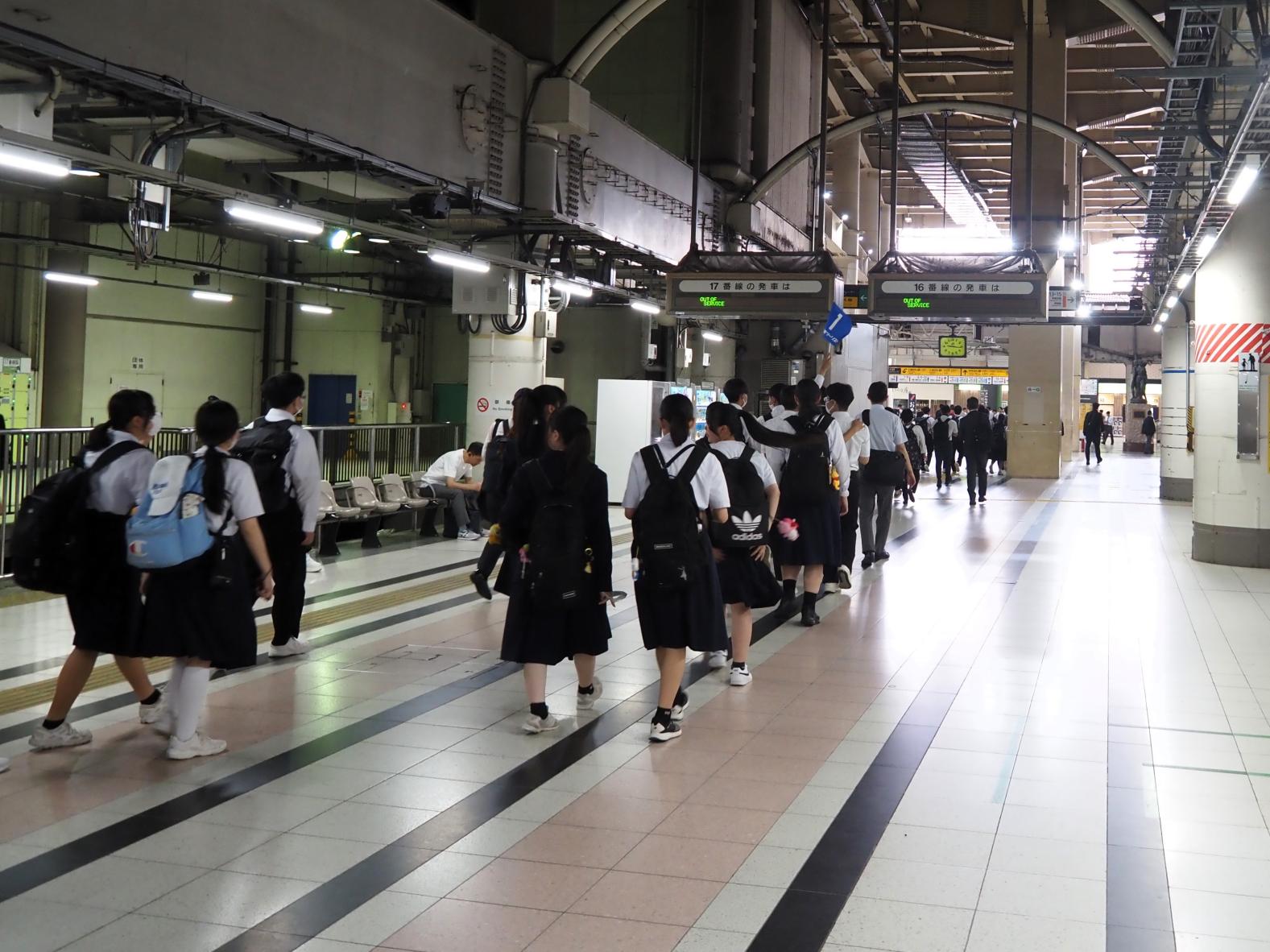 上野駅に到着しました