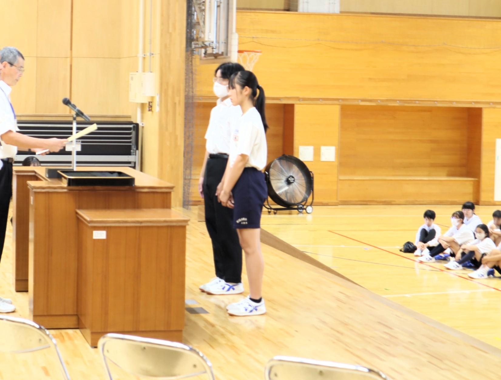 12 吹奏楽部の表彰