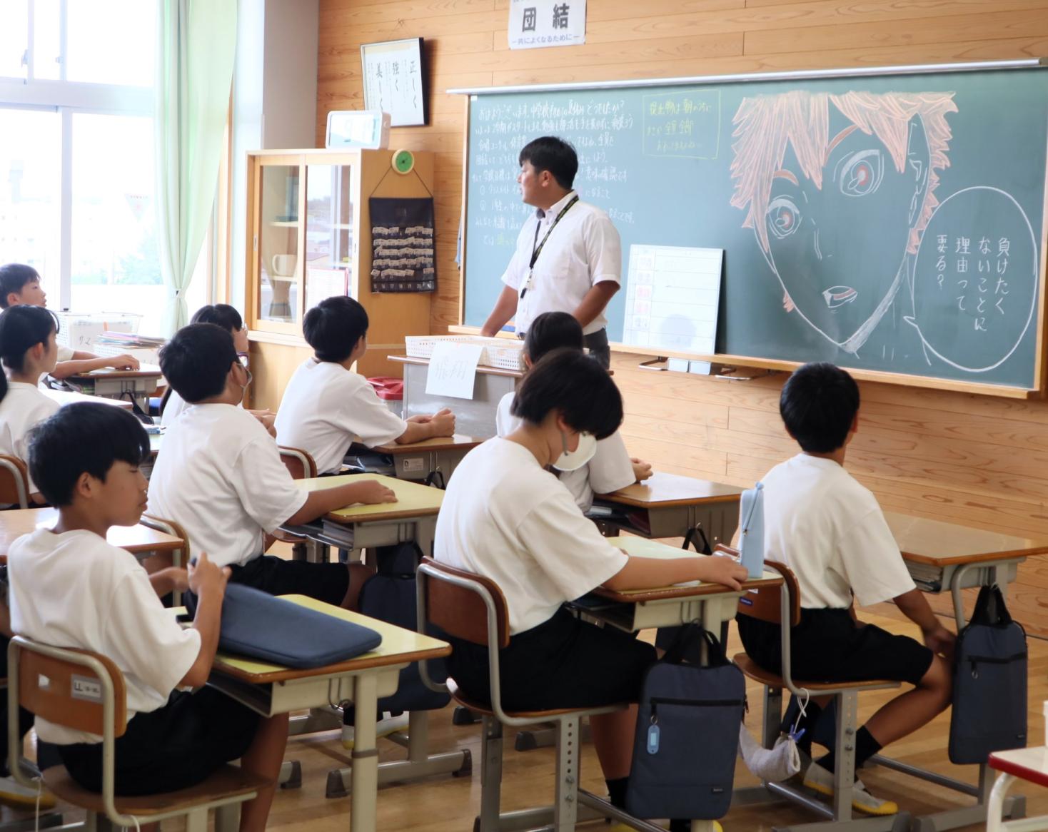17 各学級でのお話
