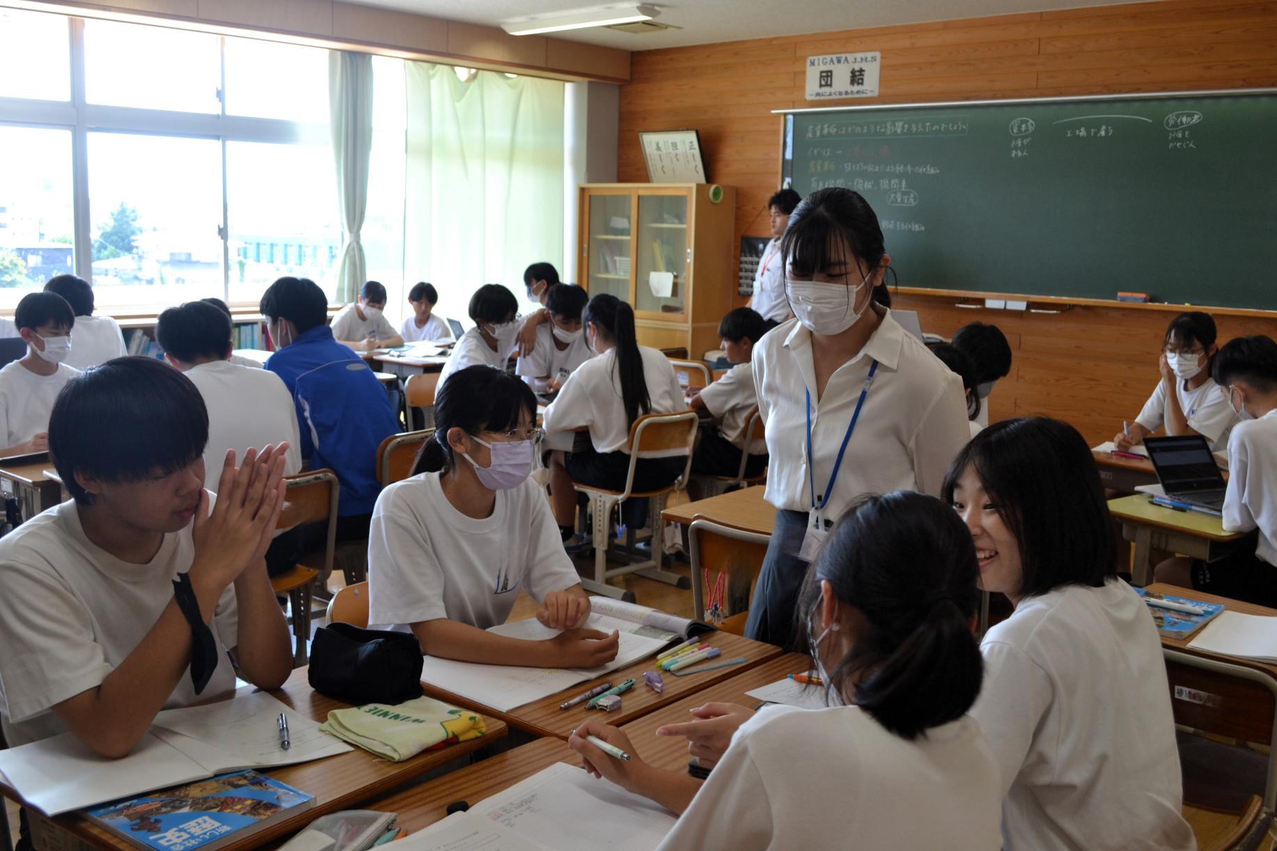 11 みんな自分の考えをよく話していました