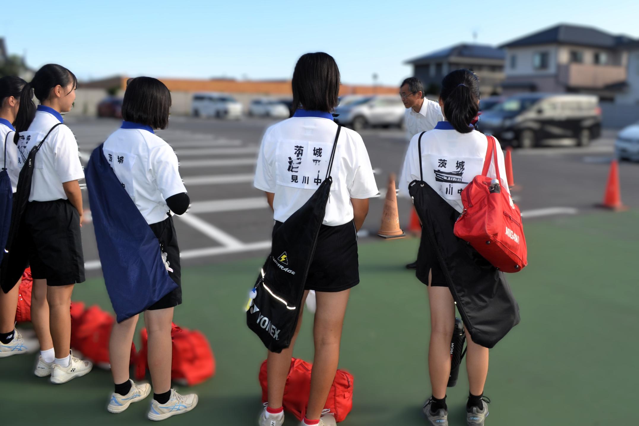 02 校長先生から激励の言葉をもらいました