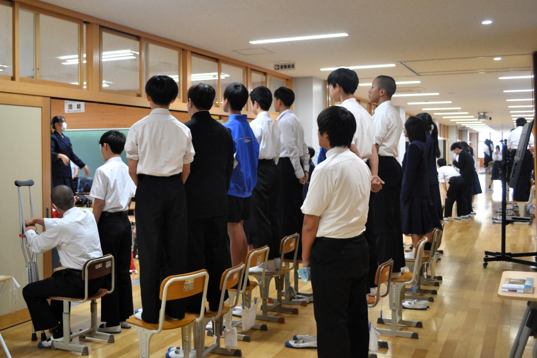 05 2年生最終練習中