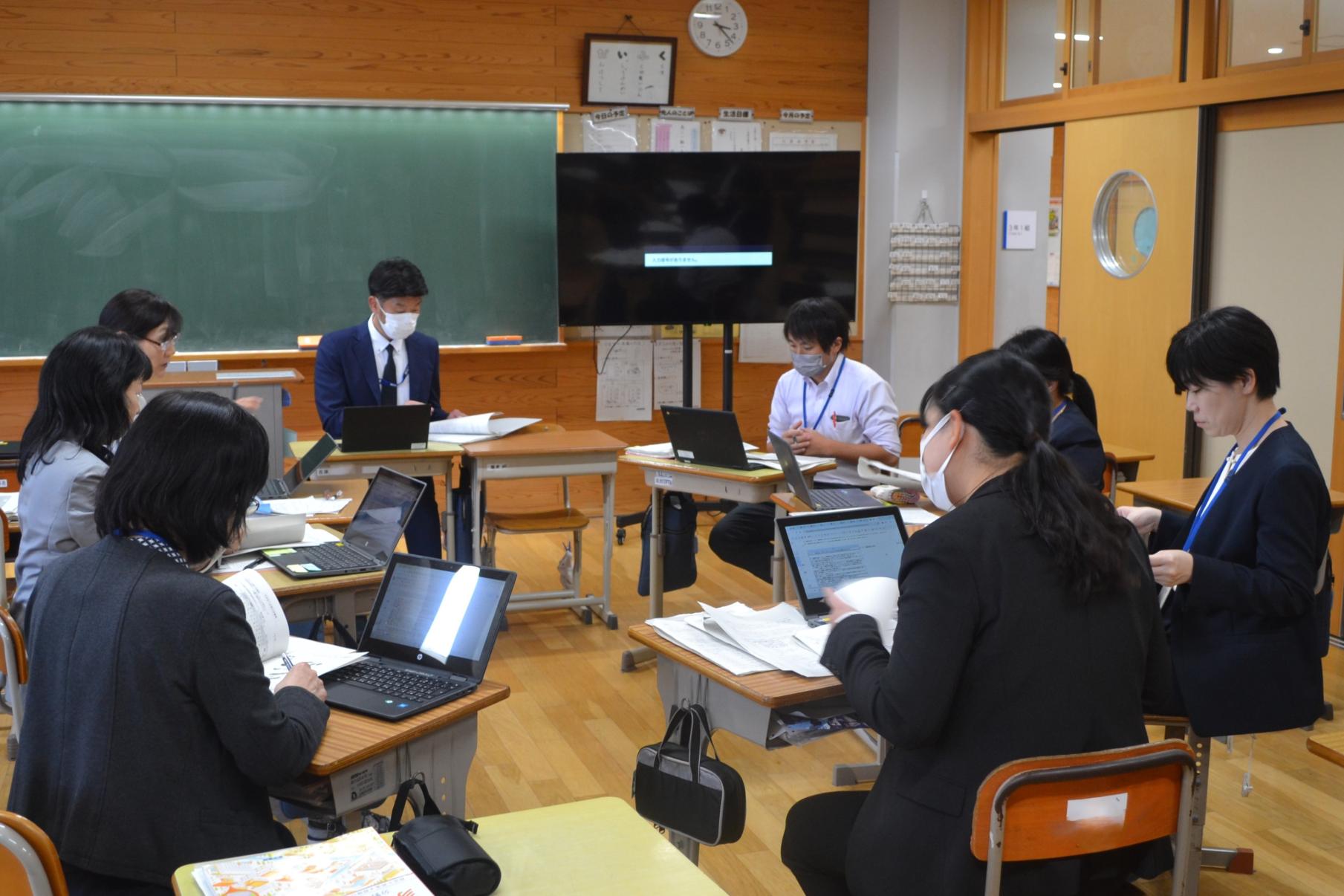 02 学習指導についての振り返りをしました