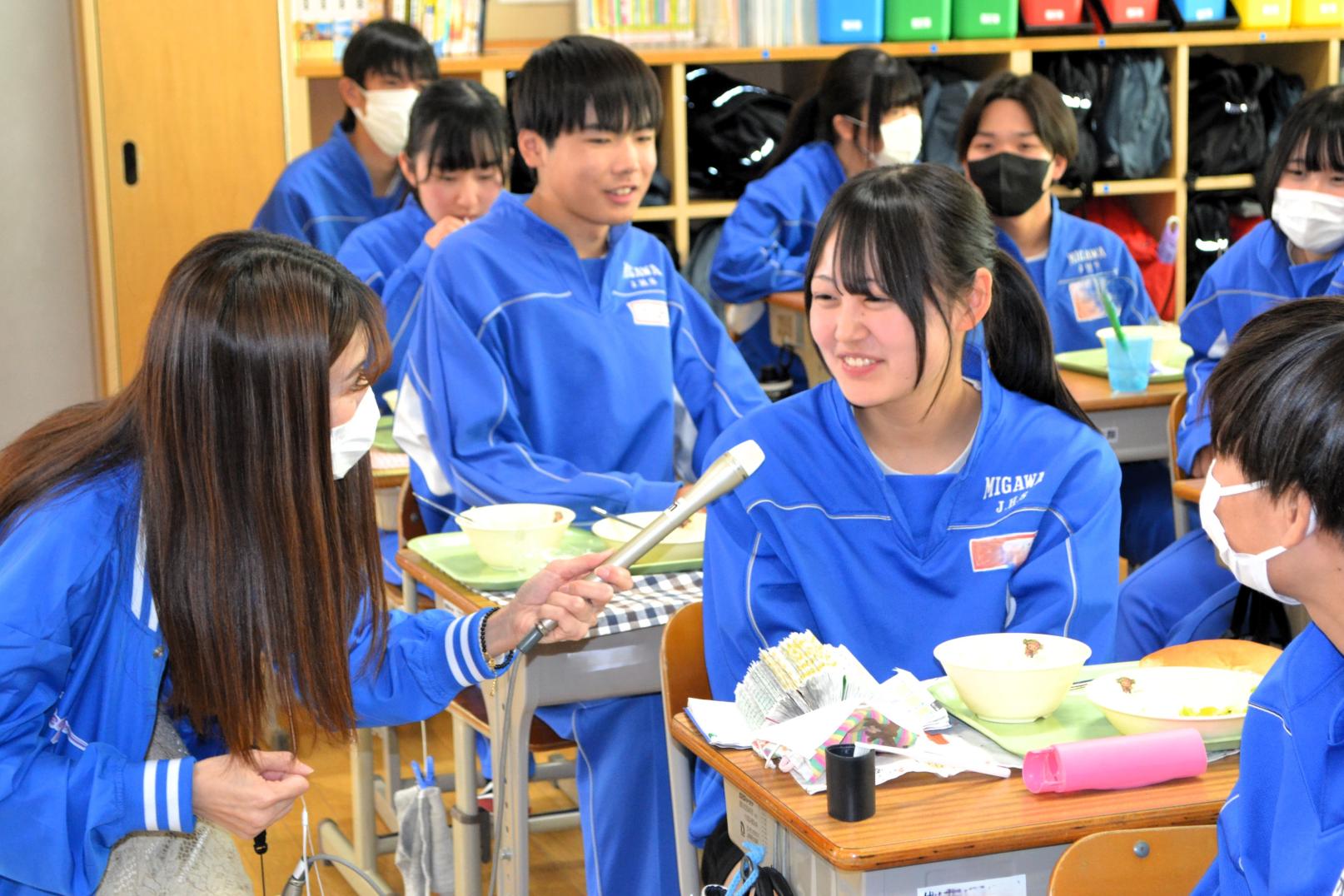 04 放送委員の頑張りが伝わっていました 04 放送委員の頑張りが伝わっていました