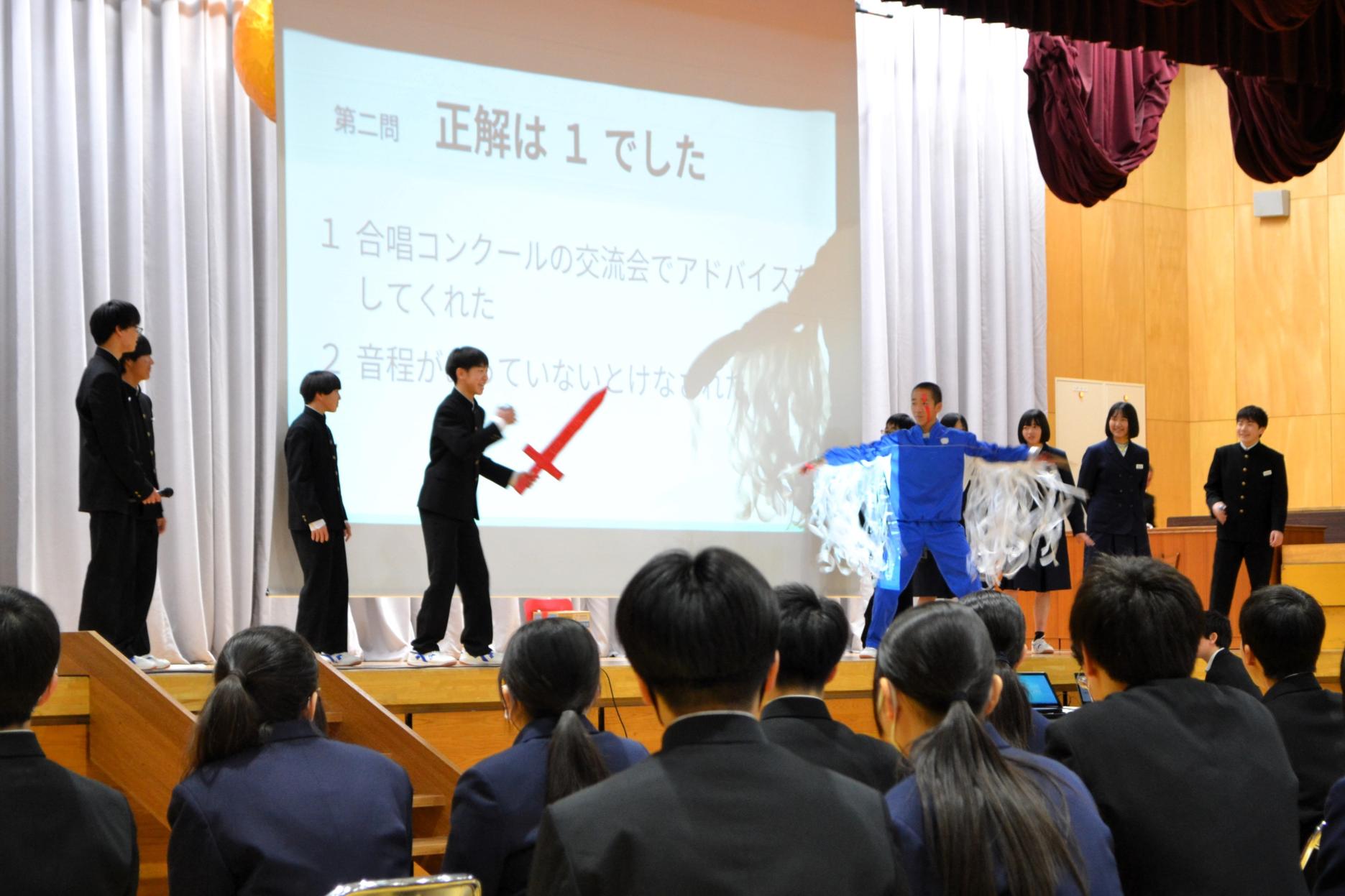 17 ３年生への感謝を伝えました