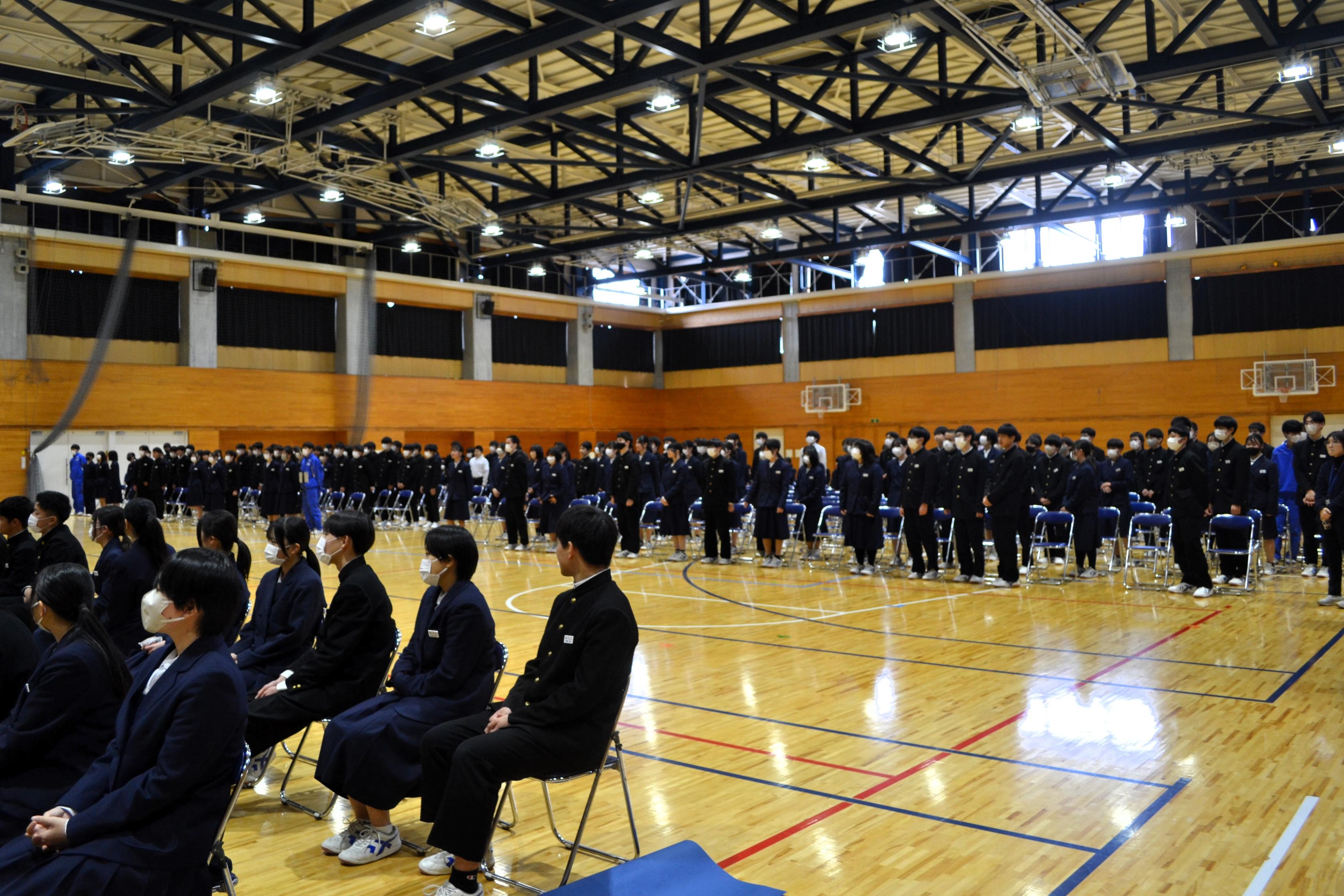 18 ２年生全員でのお礼の言葉