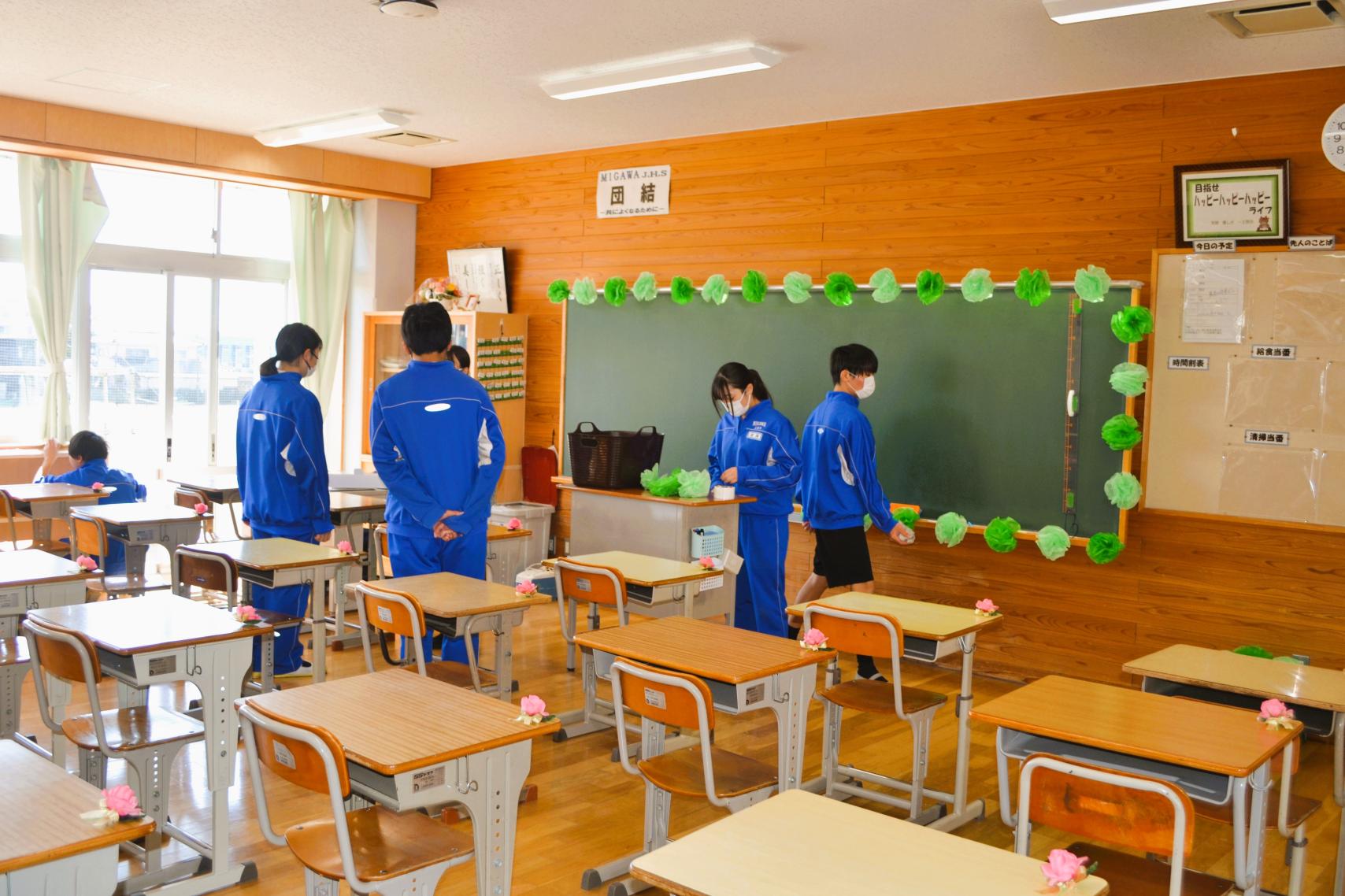 08 １・２年生で協力して取り組みます