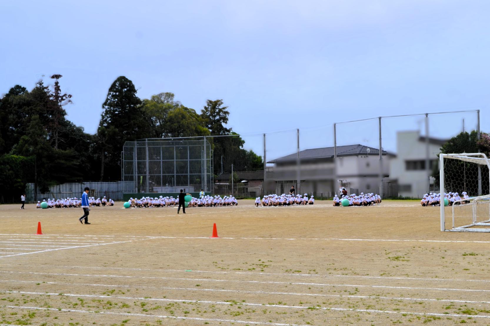 01 １年生の練習が始まりました