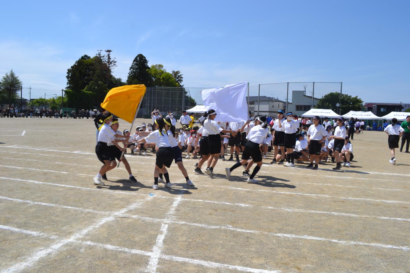12 １年生旗リレー