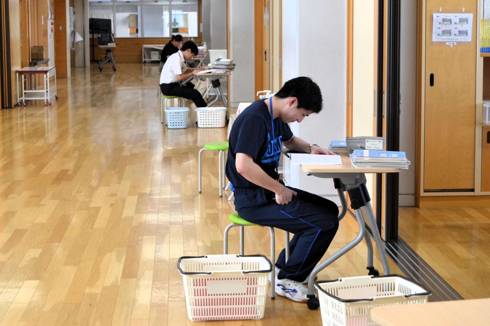 01 生活ノートにコメントを書いています
