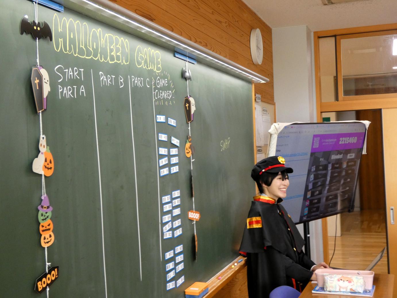 01 AETの先生が考えたゲームに取り組みました