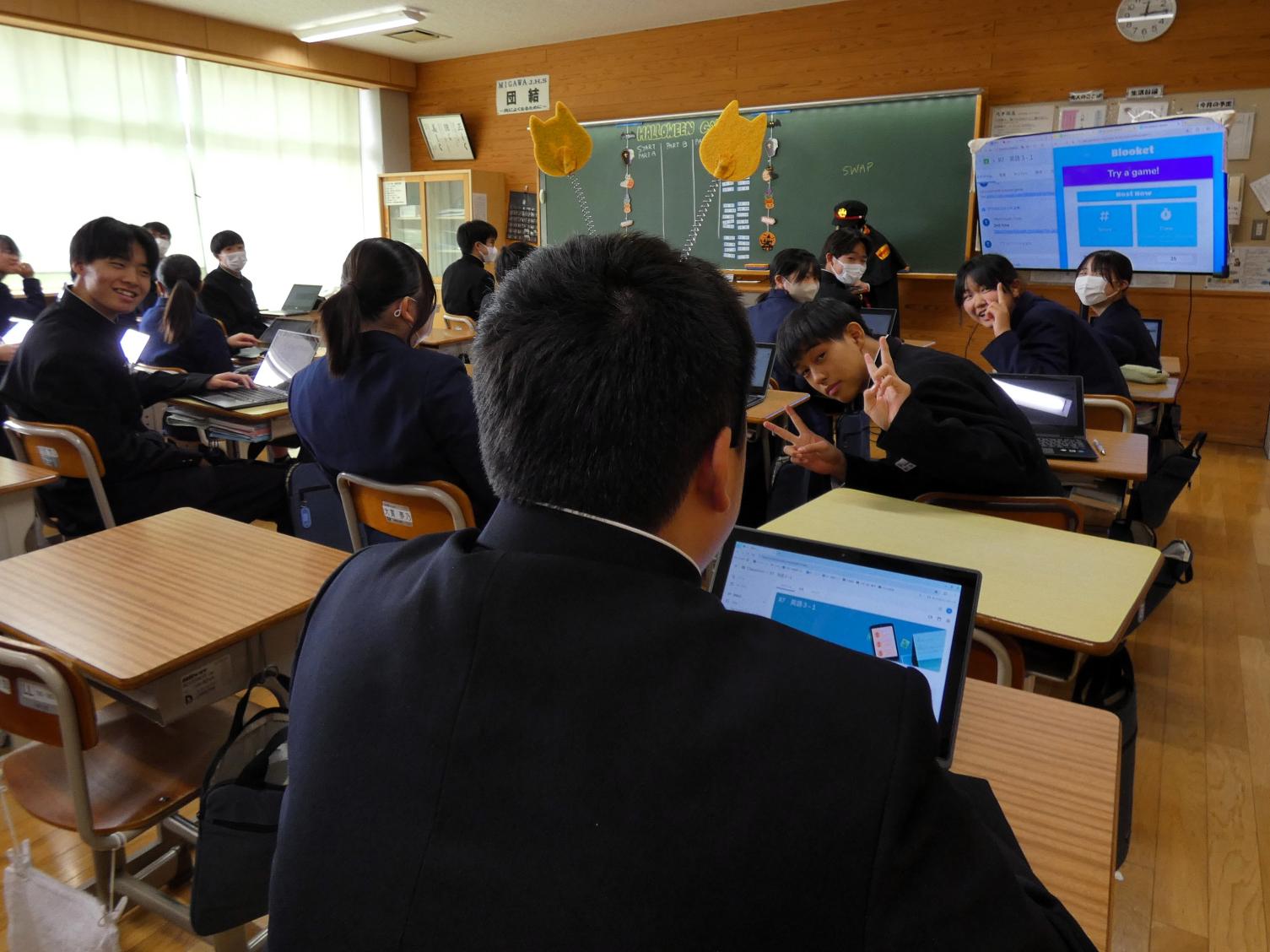 05 得点が高い生徒はカチューシャをつけて