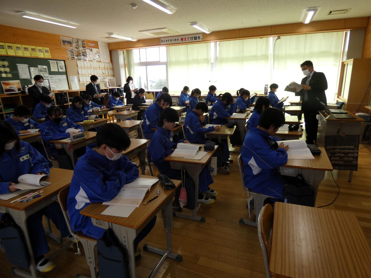 01 道徳要請訪問指導を行いました