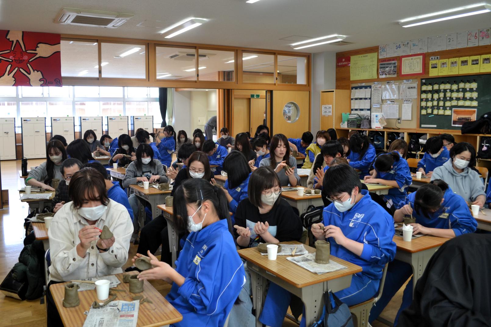 08 その後、２年生は親子活動を行いました