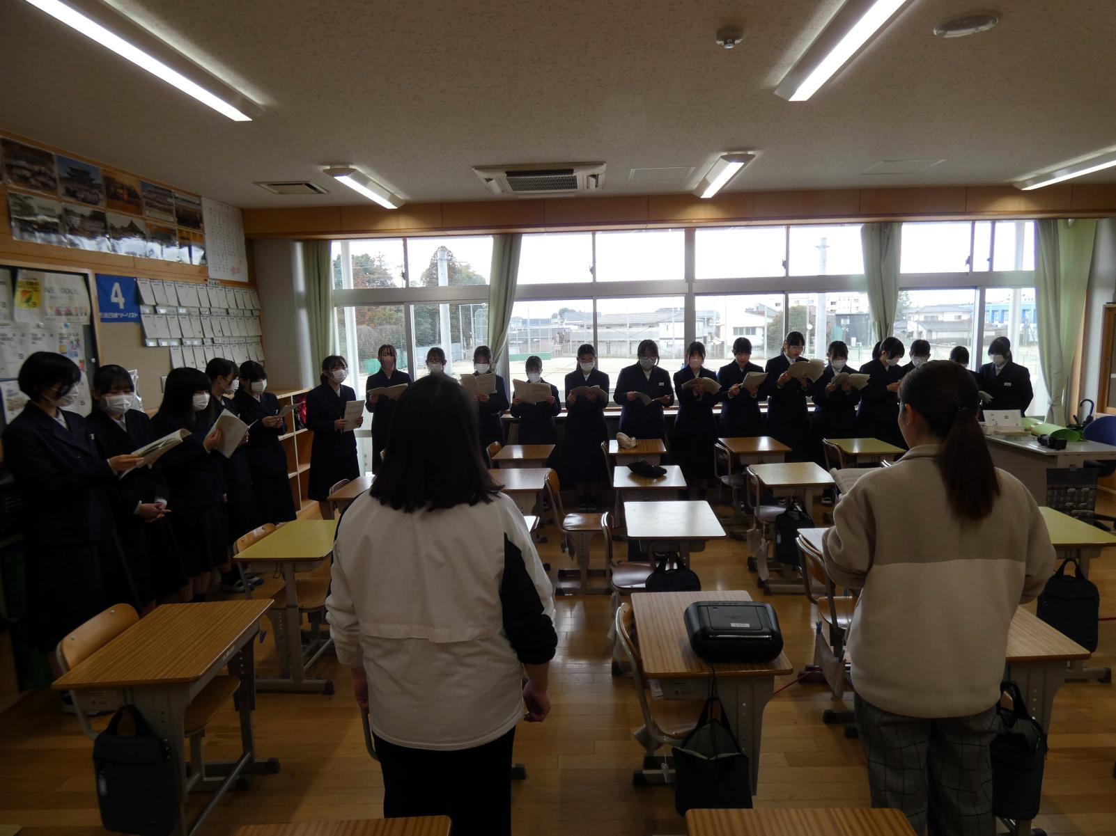 11 卒業式まであと10日！頑張ってください