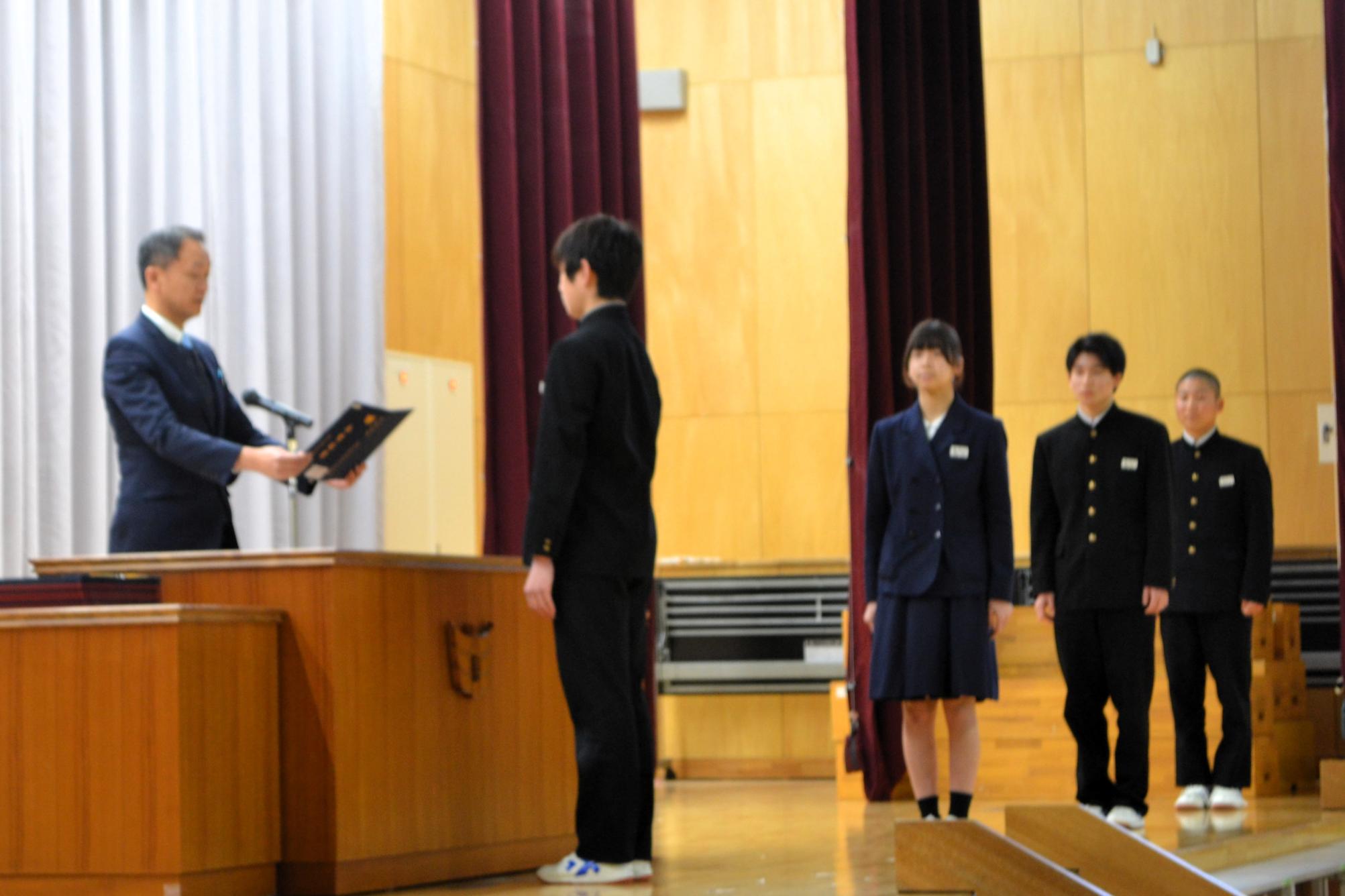 05 証書授与の練習です