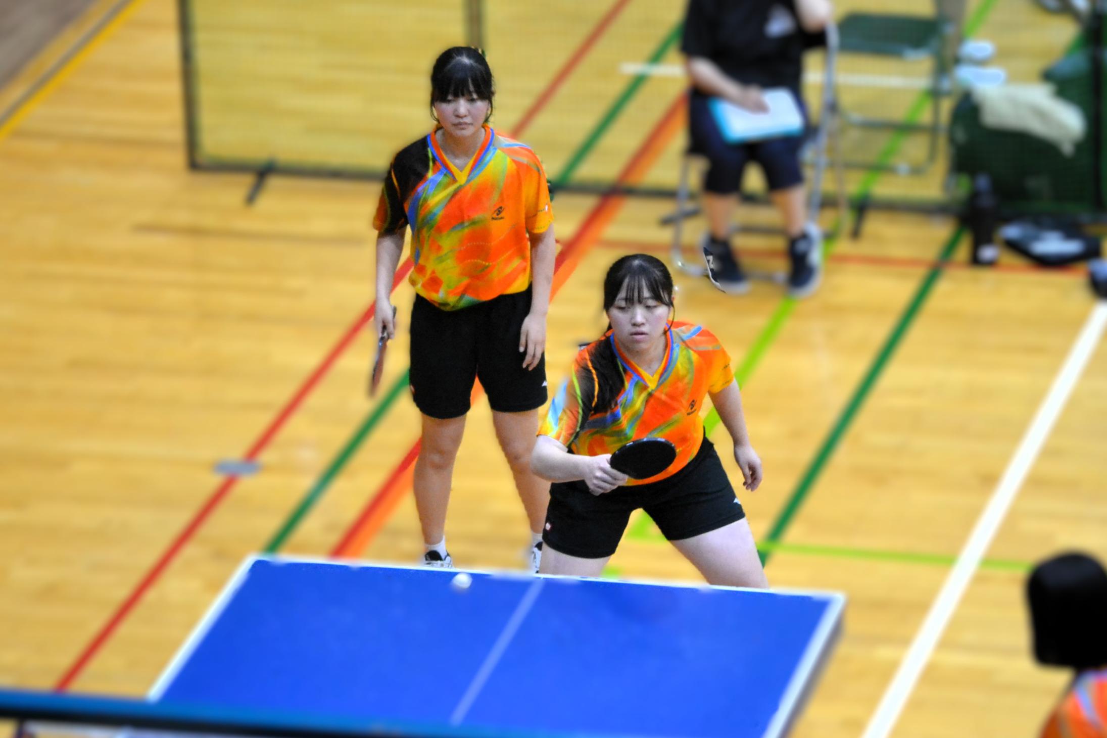 01 卓球部女子ダブルス