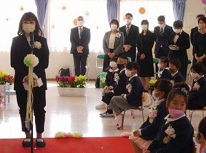 保護者代表あいさつ 保護者代表あいさつ