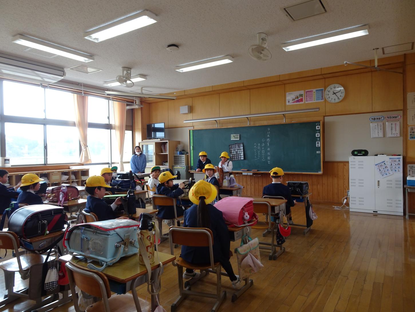 3年生の帰りの会 3年生の帰りの会