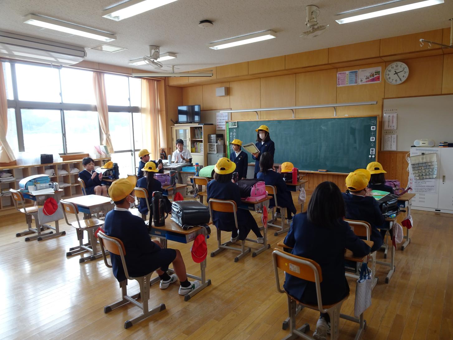 6年生の帰りの会 6年生の帰りの会