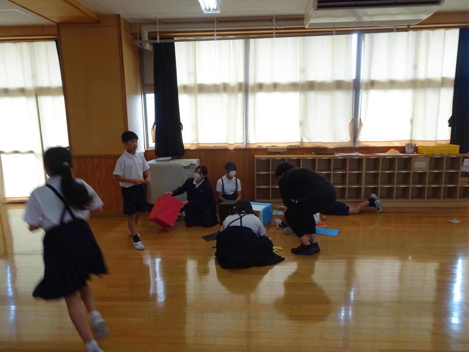 休み時間の準備1 休み時間の準備1