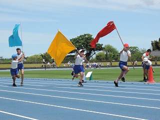 19運動会6年生フラッグ