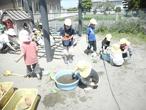 水遊び 水遊び