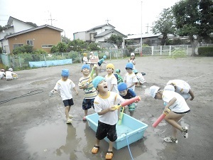 水遊び 水遊び