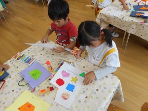 のびのび作品作り のびのび作品作り