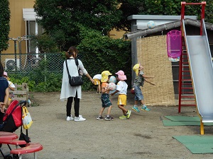 園庭開放(バスケットボール) 園庭開放(バスケットボール)