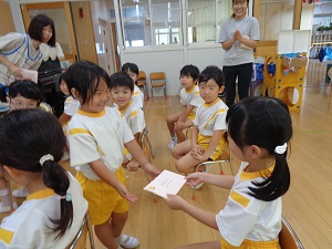 年長さんに 年長さんに